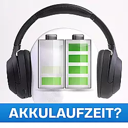 Kopfhörer Akkulaufzeit